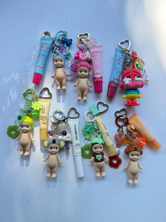Cry Baby Love is Love Keychain