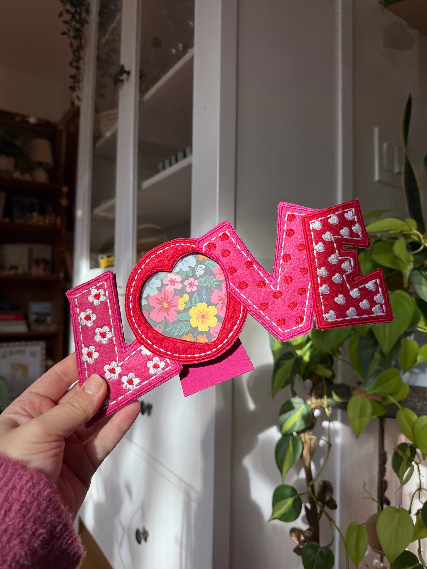Felt Love Photo Frame