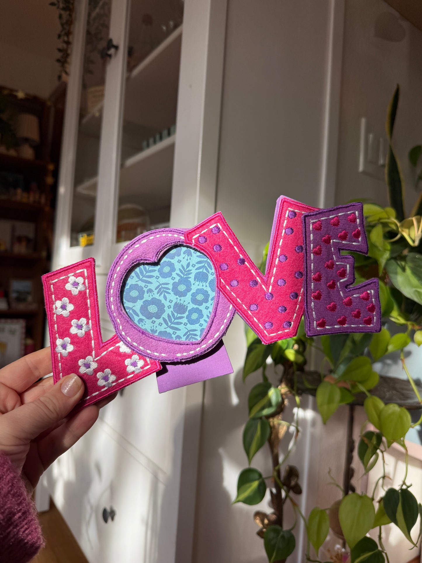 Felt Love Photo Frame