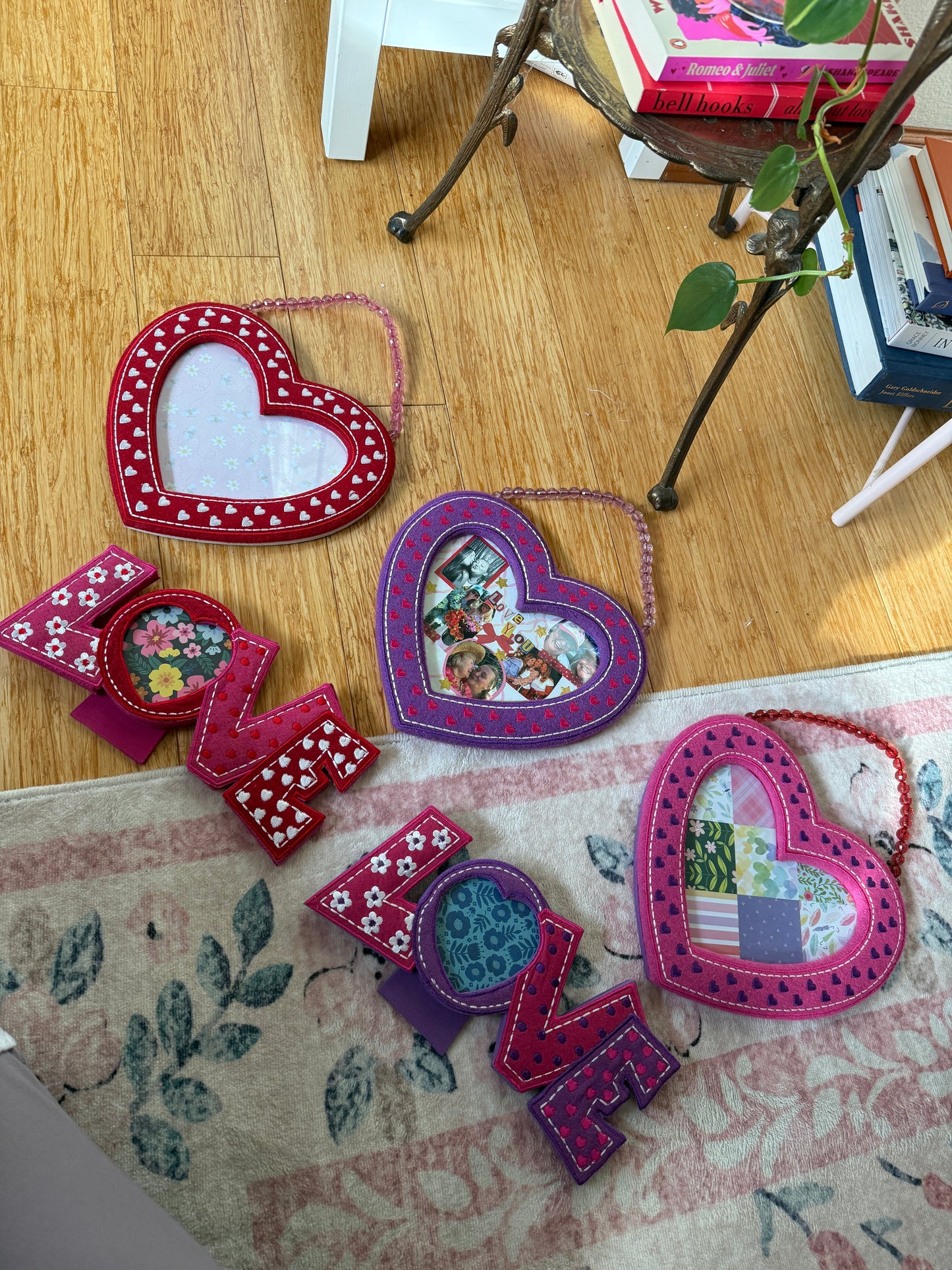 Felt Love Photo Frame