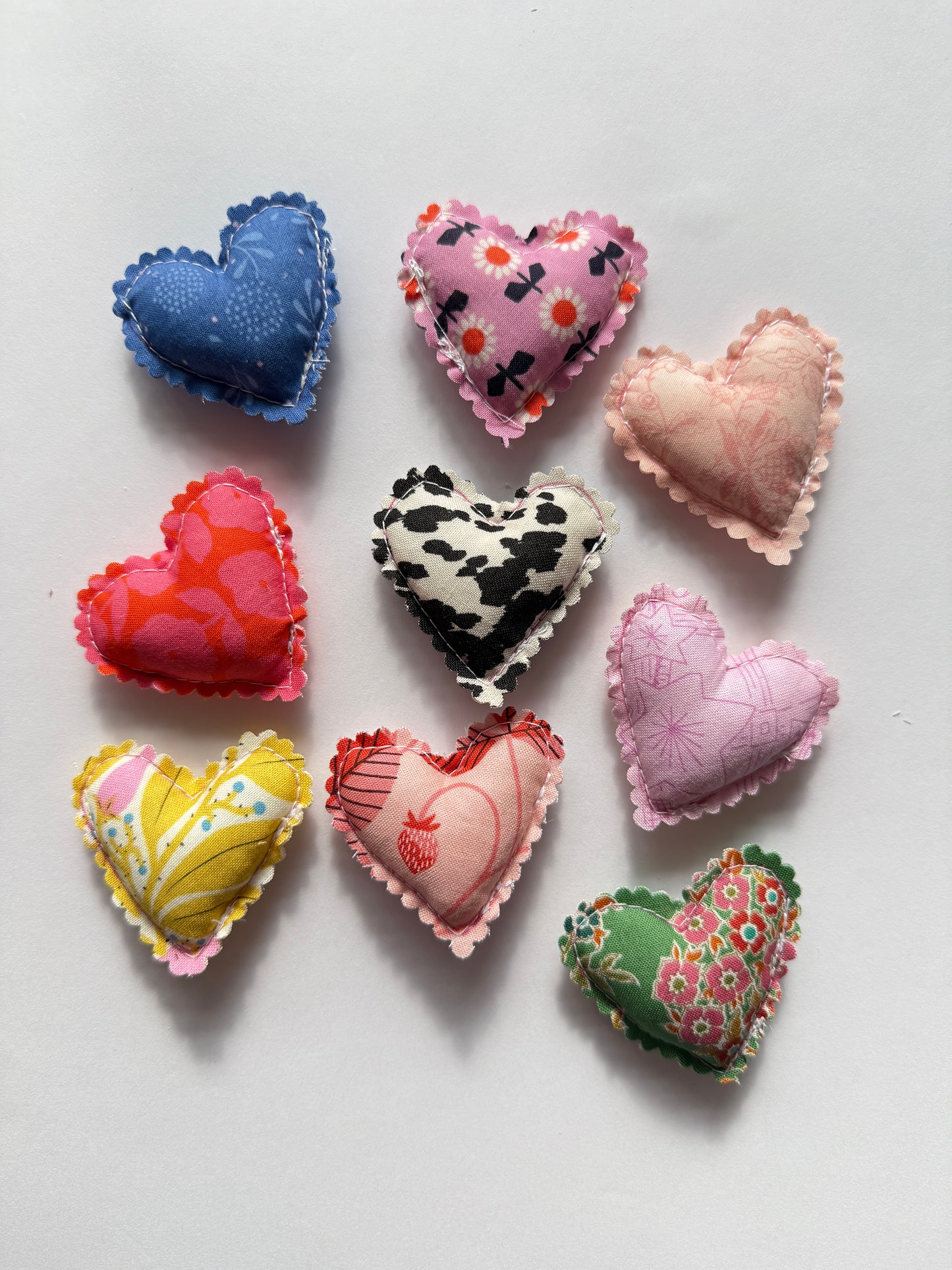Handmade Sewn Hearts