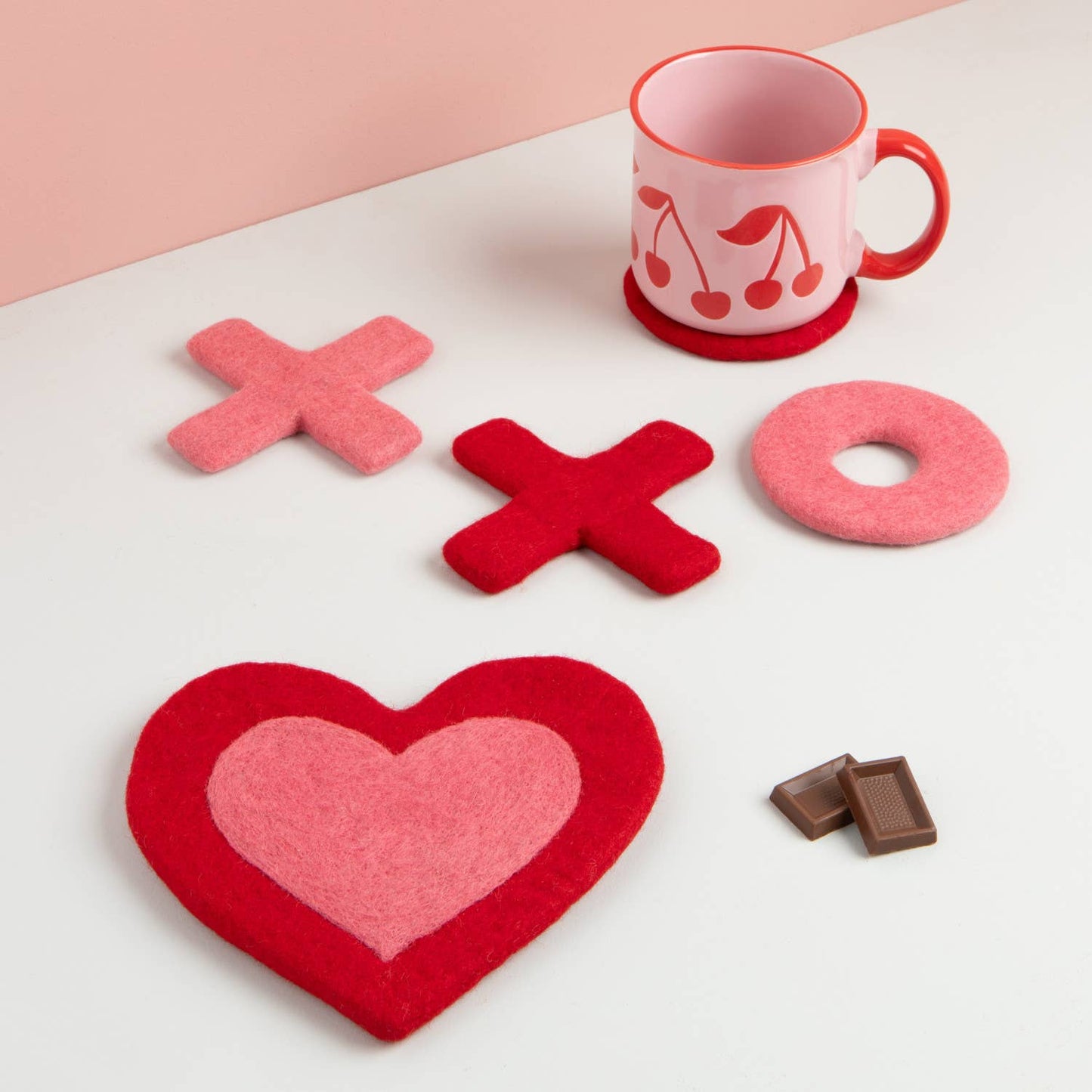 Heart Felt Wool Trivet