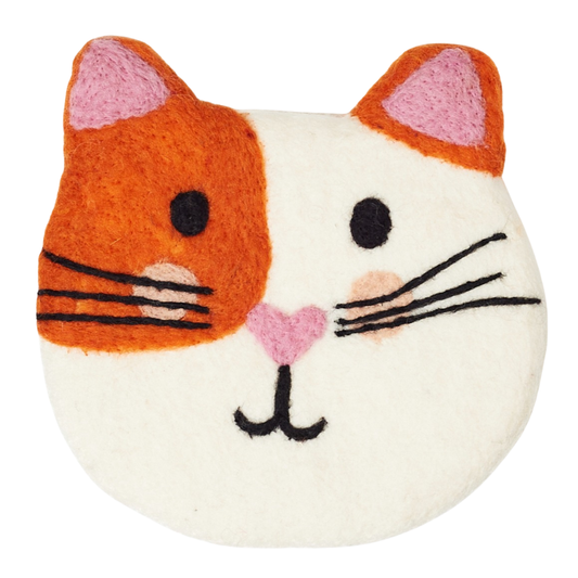 Calico Cat Wool Trivet