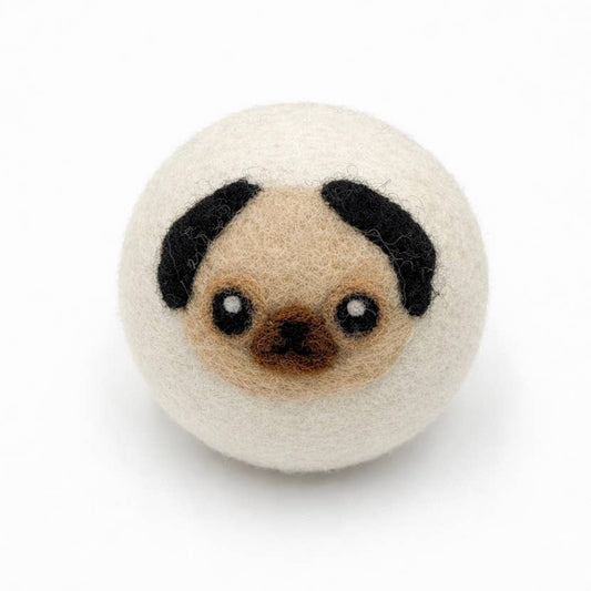Pug Wool Dryer Ball