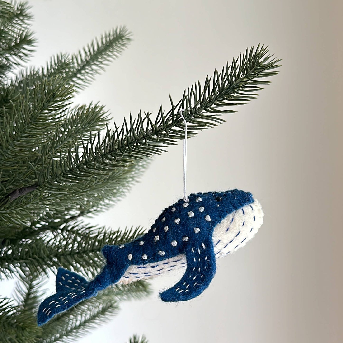 Blue Whale Ornament