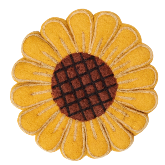 Sunflower Wool Trivet