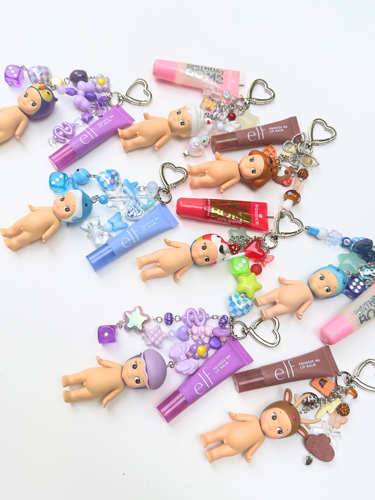 ANIMAL Series Authentic Sonny Angel Lip Gloss Keychain