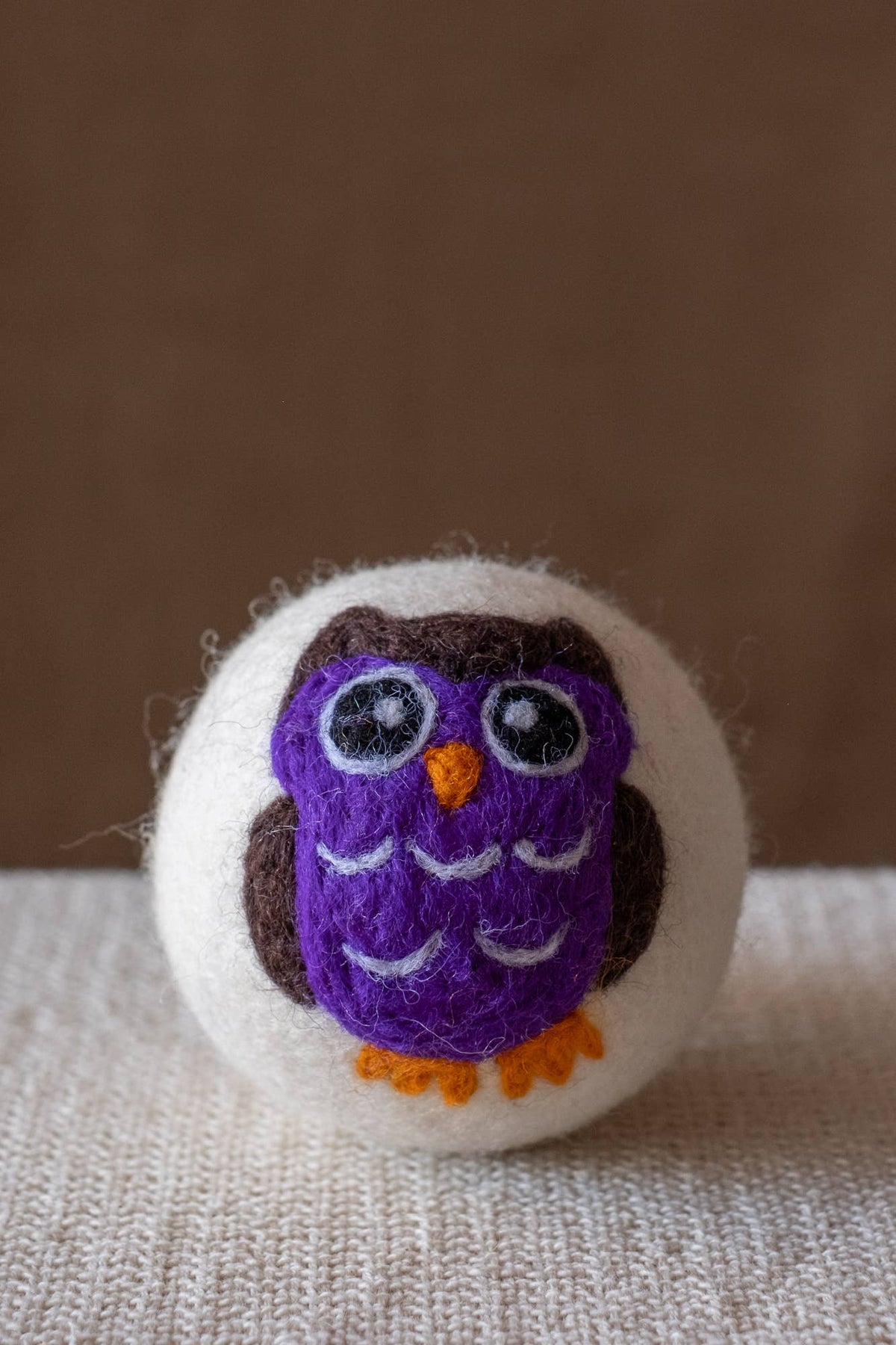 Purple Owl Dryer Ball