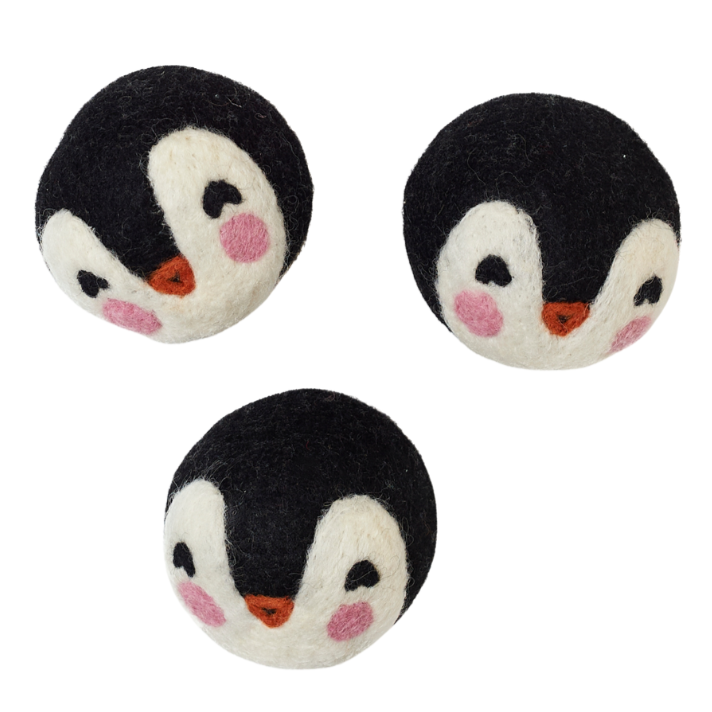Penguin  Wool Dryer Ball