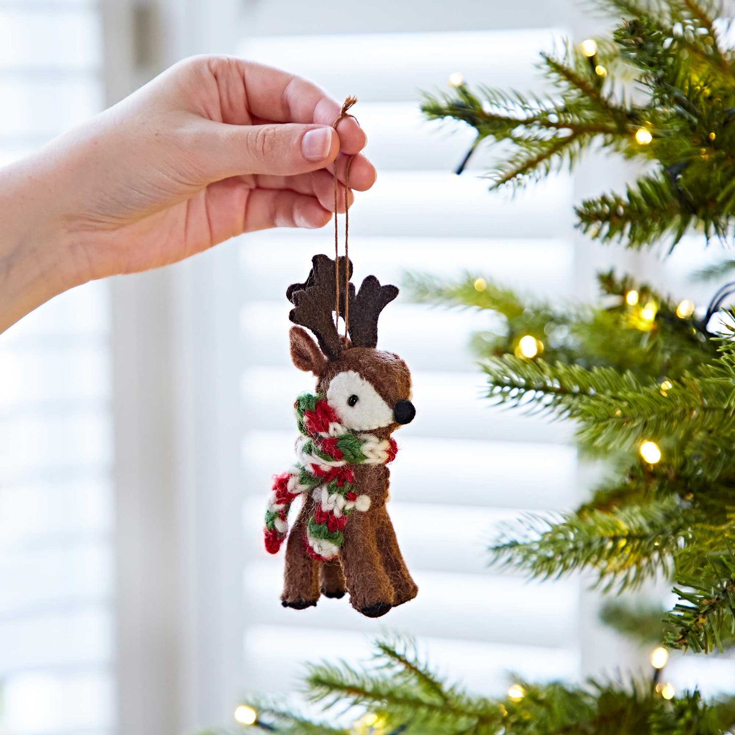 Felt Reindeer Christmas Decoration