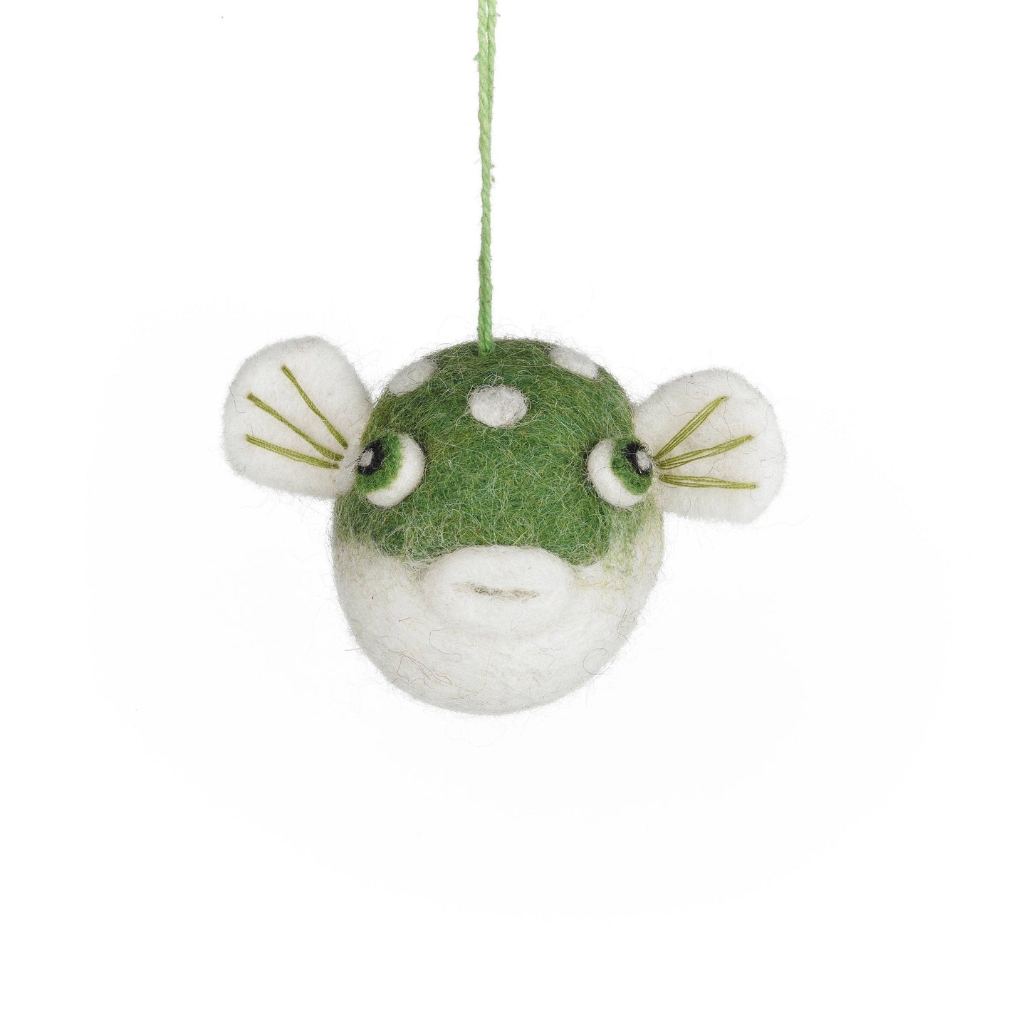 Puffer Fish Felt Ornament