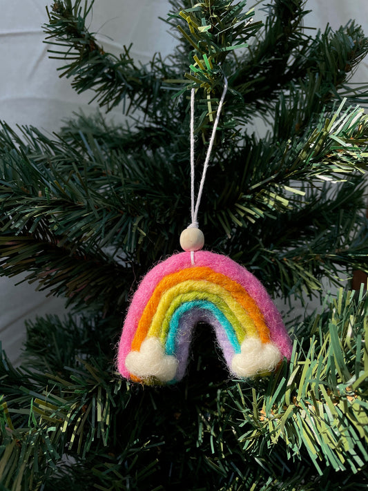 Pastel Rainbow Ornament